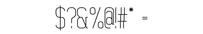 Mathematical Font OTHER CHARS