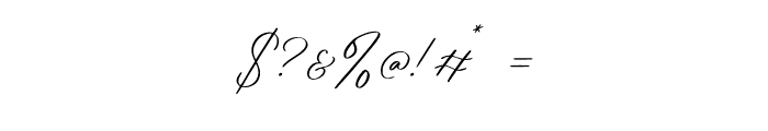 Mathilda Calligraphy Font OTHER CHARS