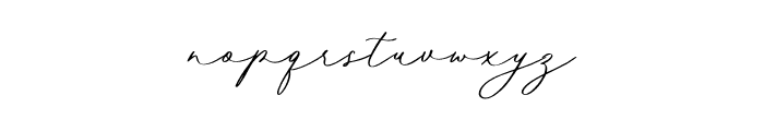 Mathilda Calligraphy Font LOWERCASE