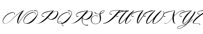 Mathilda in Wonderland Font UPPERCASE