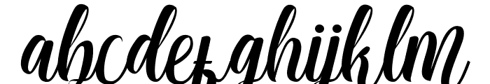 Matilda-Regular Font LOWERCASE