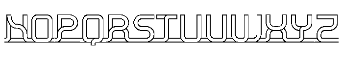 Matin Obscure Regular Font LOWERCASE
