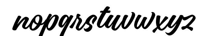 Matisan Script Alt PERSONAL Regular Font LOWERCASE