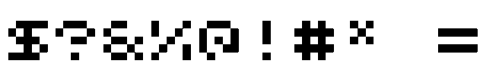 Matrix Mono Font OTHER CHARS