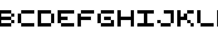 Matrix Mono Font UPPERCASE