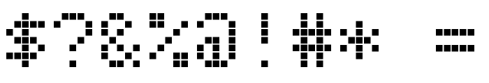 MatrixType Display Font OTHER CHARS