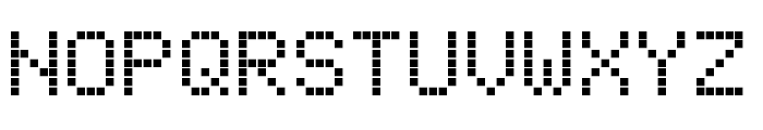 MatrixType Display Font UPPERCASE
