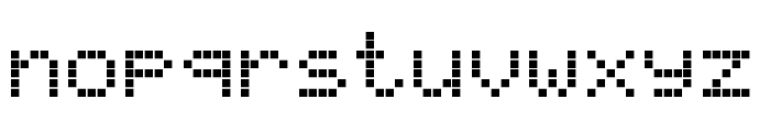 MatrixType Display Font LOWERCASE