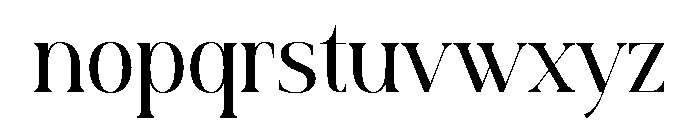 Matsura Font LOWERCASE