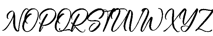 Mattrinah Font UPPERCASE