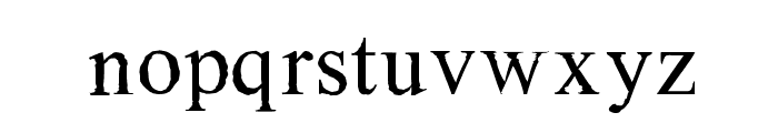 Maudlin Sketch Font LOWERCASE