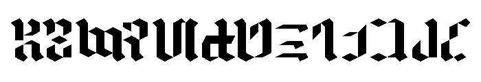 Maulobesh Font UPPERCASE