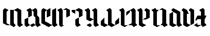 Maulobesh Font UPPERCASE