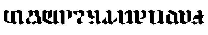 Maulobesh Font LOWERCASE