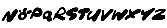 Maxi Marker Italic Font LOWERCASE