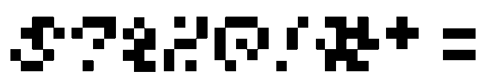 Maxyfont Regular Font OTHER CHARS