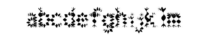 MayaSymbol Font LOWERCASE