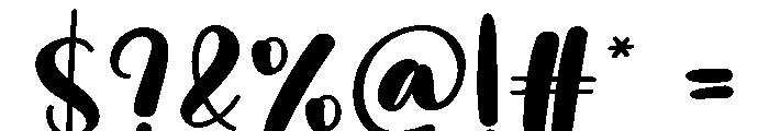 Maybe Font OTHER CHARS