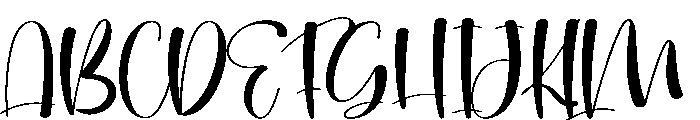 Maybe1 Font UPPERCASE