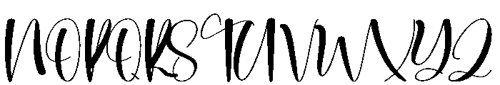 Maybe1 Font UPPERCASE