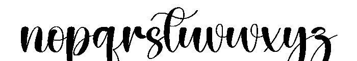 Maybe1 Font LOWERCASE
