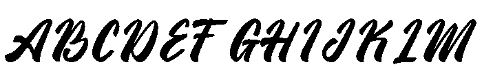 Mayland Font UPPERCASE