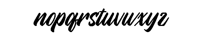 Mayland Font LOWERCASE