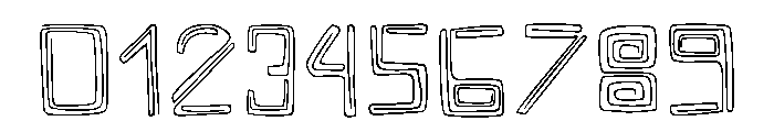 Maze Doodle Regular Font OTHER CHARS