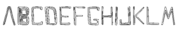Maze Doodle Regular Font UPPERCASE
