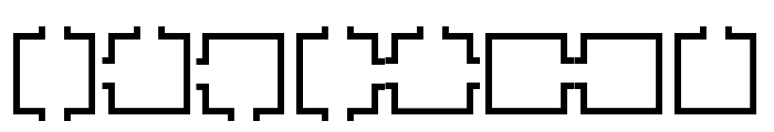 Maze Maker Dungeon Level 1F Font LOWERCASE