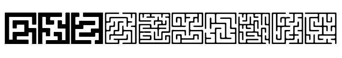 Maze Font OTHER CHARS