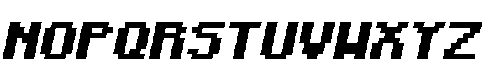 mac's Extended Minecraft Bold Italic Font UPPERCASE