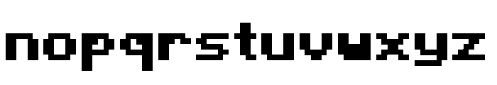 mac's Extended Minecraft Bold Font LOWERCASE
