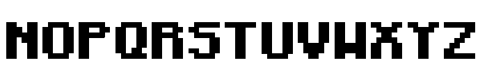 mac's Minecraft Bold Font UPPERCASE