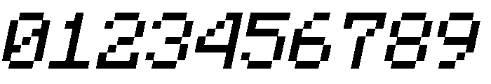 mac's Minecraft Italic Font OTHER CHARS