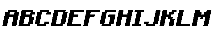 mac's Tweaked Minecraft Bold Italic Font UPPERCASE