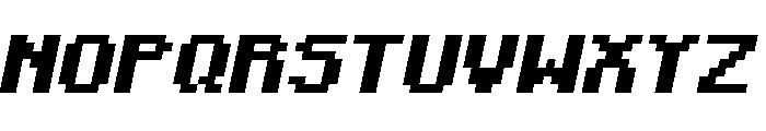 mac's Tweaked Minecraft Bold Italic Font UPPERCASE