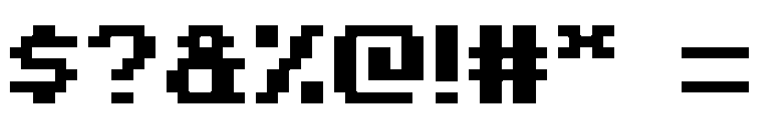 mac's Tweaked Minecraft Bold Font OTHER CHARS