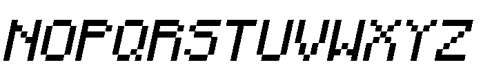 mac's Tweaked Minecraft Italic Font UPPERCASE