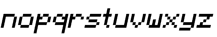 mac's Tweaked Minecraft Italic Font LOWERCASE