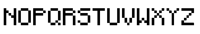 mac's Tweaked Minecraft Regular Font UPPERCASE