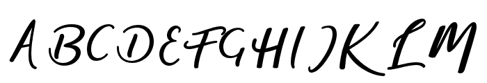 magic-Regular Font UPPERCASE