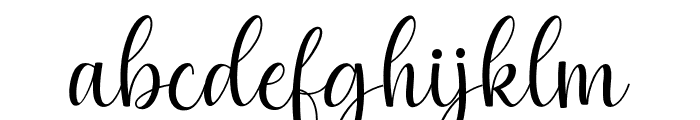 magicalscript-Regular Font LOWERCASE