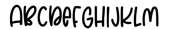manGo Juicy Font UPPERCASE