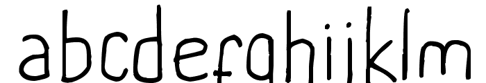 marivi handwriting Font LOWERCASE
