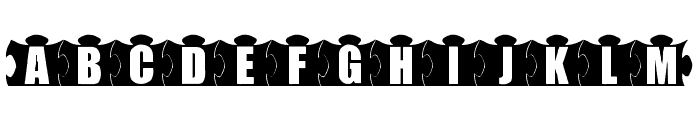mashy-Jigsaw Font UPPERCASE