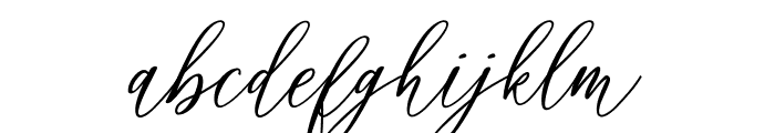 mataniascript-Regular Font LOWERCASE