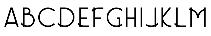 matheva Regular Font UPPERCASE
