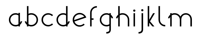 matheva Regular Font LOWERCASE