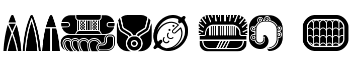 mayanglyphsfill-Regular Font OTHER CHARS